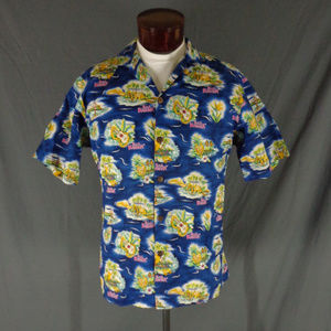 Hilo Hattie Big Kahuna Hula Hawaiian Aloha Shirt L